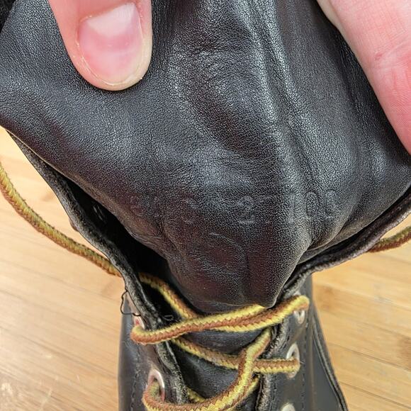 Red Wing Shoes Mens #699 LoggerMax Soft Toe Logger Leather Work Boots Size 8.5 - Picture 9 of 12